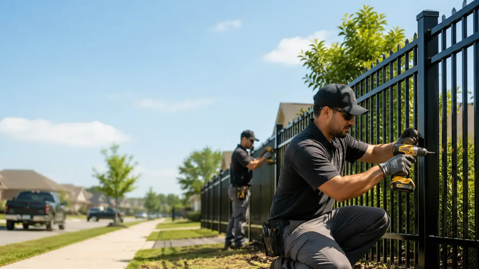 Metal Fence Installation in Longview, TX